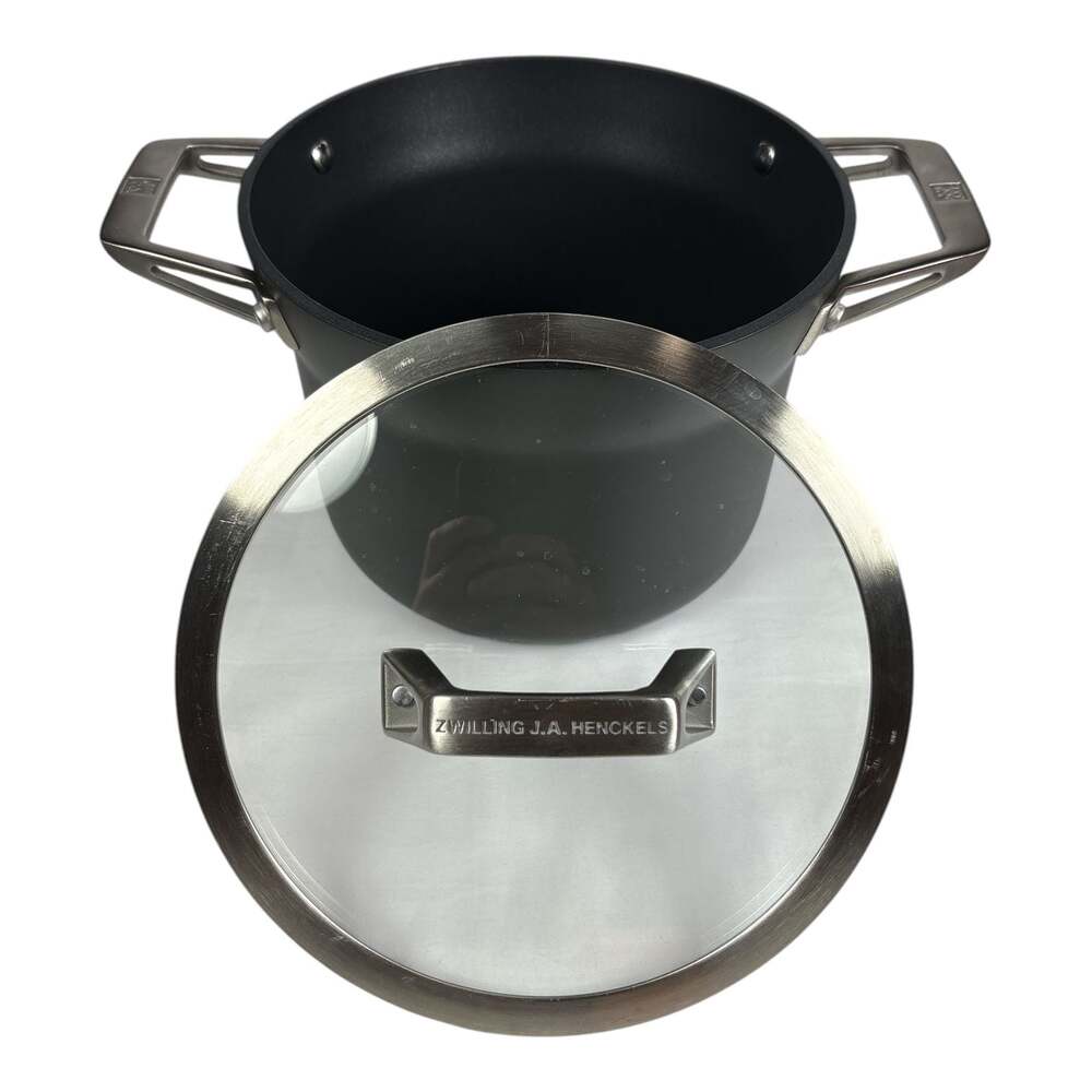 Zwilling J.A. Henckels 4 qt Non-Stick Anodized Dutch Oven Stockpot Saucepan Lid